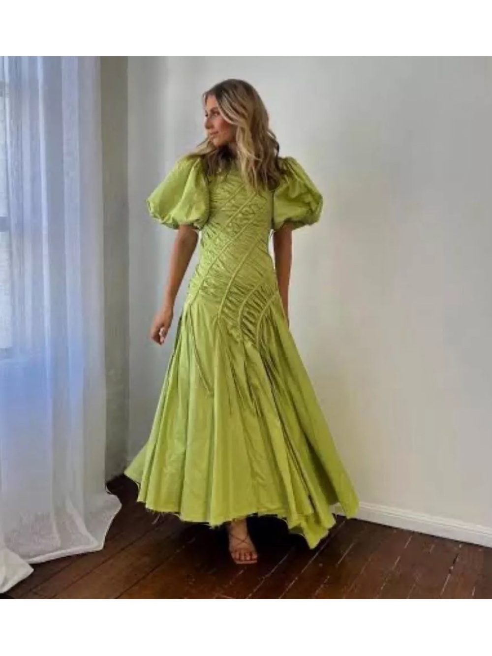 Aje Siren Midi Drawstring Dress - Picture 10 of 12